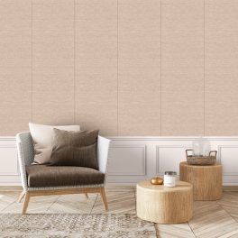 TERMÉSZETES SZŐTT HATÁSÚ TAPÉTA BLOKKOS ELRENDEZÉSSEL BÉZS SZÍNBEN
