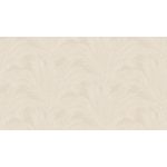 TEXTIL HATÁSÚ LUXUSTAPÉTA HÍMZETT HATÁSÚ LEVÉL MINTÁVAL BÉZS SZÍNBEN