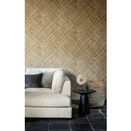 RATTAN HATÁSÚ LUXUSTAPÉTA NATÚR SZÍNBEN