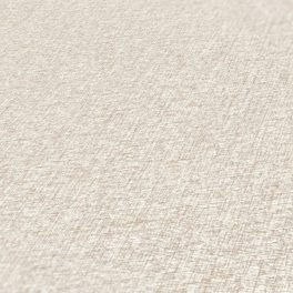   FINOMAN SZŐTT TEXTILHATÁSÚ VINYL TAPÉTA TAUPE ÁRNYALATOKBAN