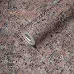 PATINÁS FÉM HATÁSÚ, RUSZTIKUS STÍLUSÚ TAPÉTA, BRONZ , FEKETE ÉS ROSE GOLD