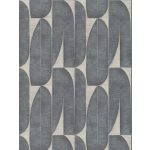 DESIGN TAPÉTA, ORGANIKUS GEOMETRIAI MINTÁVAL,  TAUPE ÉS  SZÍNBEN