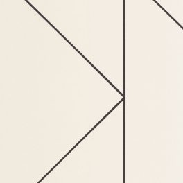   BAUHAUS, GEOMETRIKUS TAPÉTA, FEKETE MINTÁVAL, FEHÉR ALAPON