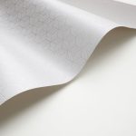 BAUHAUS, GEOMETRIKUS TAPÉTA , EZÜST HEXA MINTÁVAL, SZÜRKE ALAPON