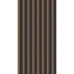 ELEGÁNS , CSÍKOS DESIGN TAPÉTA, FEKETE , ARANY RÉSZLETEKKEL
