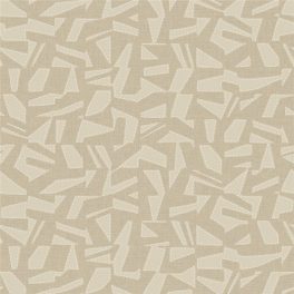   GEOMETRIKUS MINTÁS, TEXTIL HATÁSÚ TAPÉTA, SÖTÉT BÉZS SZÍNBEN