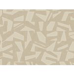 GEOMETRIKUS MINTÁS, TEXTIL HATÁSÚ TAPÉTA, SÖTÉT BÉZS SZÍNBEN