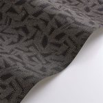 GEOMETRIKUS MINTÁS, TEXTIL HATÁSÚ TAPÉTA, FEKETE ÉS BARNA SZÍNBEN