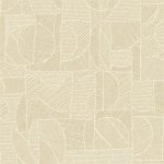 GEOMETRIKUS PATCHWORK MINTÁS TAPÉTA, VILÁGOS BÉZS SZÍNBEN