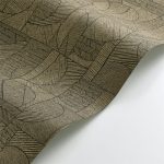 GEOMETRIKUS PATCHWORK MINTÁS TAPÉTA, BARNA ALAPON ARANY MINTA