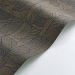GEOMETRIKUS PATCHWORK MINTÁS TAPÉTA, BRONZ BARNA SZÍNBEN
