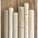 VALÓDI FINOMSZÖVÉSŰ TEXTIL HATÁSÚ TAPÉTA, VILÁGOS BÉZS SZÍNBEN