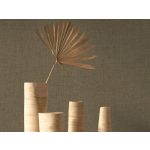 VALÓDI FINOMSZÖVÉSŰ TEXTIL HATÁSÚ TAPÉTA, SÖTÉT BÉZS SZÍNBEN