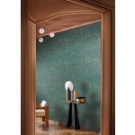 FINOM, ELEGÁNS NÖVÉNY MINTÁS LUXUSTAPÉTA ZÖLD ALAPON ARANY MINTÁVAL