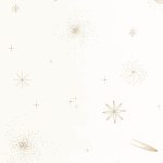 VILÁGŰR MINTÁS GYEREK TAPÉTA, FEHÉR ALAPON ARANY HATÁSÚ MINTA