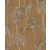 TRÓPUSI PÁLMAFA MINTÁS ELEGÁNS LUXUSTAPÉTA, OKKER SZÍNBEN