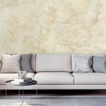 MÁRVÁNYHATÁSÚ FÉNYES LUXUSTAPÉTA KRÉM ARANY SZÍNBEN