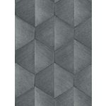 MODERN, GEOMETRIAI MINTÁS TAPÉTA SZÜRKE SZÍNBEN EZÜSTÖS HATÁSSAL