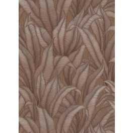 MODERN, VONALAS LEVÉL MINTÁS TAPÉTA BRONZ SZÍNBEN