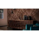 MODERN, ABSZTRAKT MINTÁS TAPÉTA BRONZ SZÍNBEN