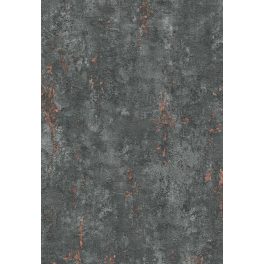   BETON HATÁSÚ, MODERN TAPÉTA SZÜRKE SZÍNBEN ROSE GOLD MINTÁVAL