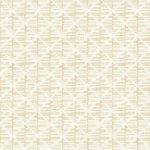 GEOMETRIKUS, ÁTLÓS MINTÁZATÚ, TEXTIL HATÁSÚ TAPÉTA KRÉM BÉZS SZÍNBEN