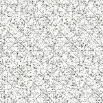 ELEGÁNS, MODERN TAPÉTA FEHÉR ALAPON FEKETE GEOMETRIKUS VIRÁG MINTÁKKAL