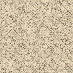 ELEGÁNS, MODERN TAPÉTA NATÚR ALAPON FEKETE GEOMETRIKUS VIRÁG MINTÁKKAL