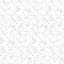   ELEGÁNS, MODERN TAPÉTA FEHÉR ALAPON SZÜRKE GEOMETRIKUS VIRÁG MINTÁKKAL