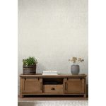 KLASSZIKUS BAROKK MINTÁS ANGOL DEKOR TAPÉTA, BÉZS ALAPON, FÉMES ARANY MINTA