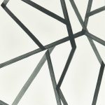 GEOMETRIAI MINTÁS ANGOL LUXUS TAPÉTA,EKRÜ ÉS FEKETE SZÍNBEN