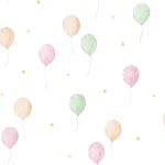 LUFIS, RÓZSASZÍN GYEREKTAPÉTA