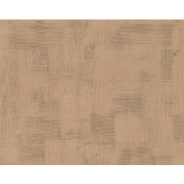   STRUKTÚRÁLT, FÉMES FELÜLETŰ TEXTILHATÁSÚ TAPÉTA ,VILÁGOS TERRA SZÍNBEN