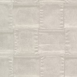 NÉGYZETEKBEN VARROTT BŐRHATÁSÚ TAPÉTA TAUPE SZÍNBEN