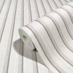 FALI LÉCES PANEL HATÁSÚ VINYL TAPÉTA ,FEHÉR SZÍNBEN
