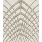BÁRSONY HATÁSÚ ART DECO TAPÉTA ARANY GEOMETRIKUS MINTÁVAL BÉZS ALAPON