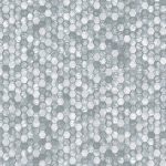 FÉMES FELÜLETŰ HEXAGON MINTÁS VINYL TAPÉTA , EZÜST SZÍNBEN