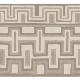   GEOMETRIKUS MEXIKÓI STÍLUSÚ LUXUSTAPÉTA BÉZS TAUPE SZÍNBEN