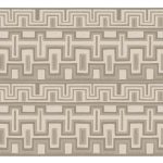 GEOMETRIKUS MEXIKÓI STÍLUSÚ LUXUSTAPÉTA BÉZS TAUPE SZÍNBEN