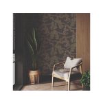 MŰVÉSZI, STILIZÁLT FÁS MINTÁZATÚ ELEGÁNS TAPÉTA, BARNÁS SZÜRKE SZÍN