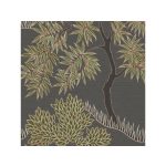 MŰVÉSZI, STILIZÁLT FÁS MINTÁZATÚ ELEGÁNS TAPÉTA, BARNÁS SZÜRKE SZÍN