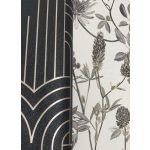 ART DECO STÍLUSÚ TAPÉTA FEKETE ALAPON ARANY SZÍNŰ MINTÁVAL