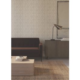TAUPE ÉS FEKETE KÁRÓMINTÁS LUXUS TAPÉTA